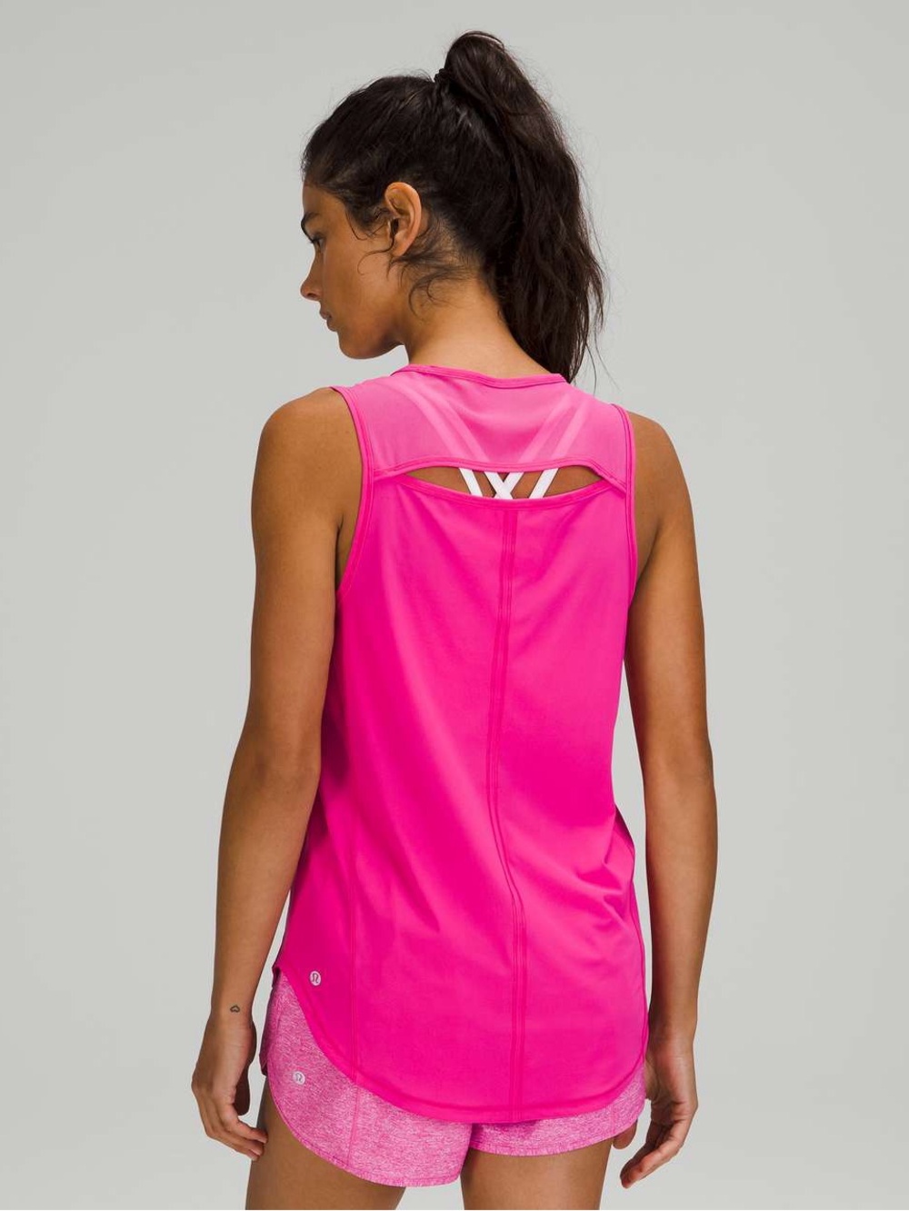 Lululemon Sculpt Sonic Pink Active Tank Top Size 4/6 Yoga Pilates Quiet Luxury